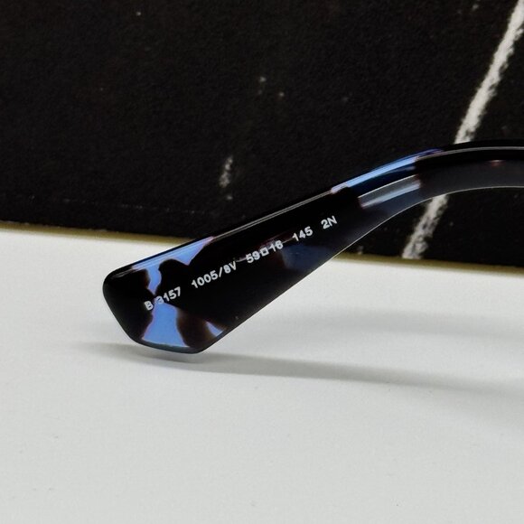 NEW BURBERRY BE3157 1005/8V UNISEX SILVER SUNGLASSES BURBERRY BE3157 10058V main image 9